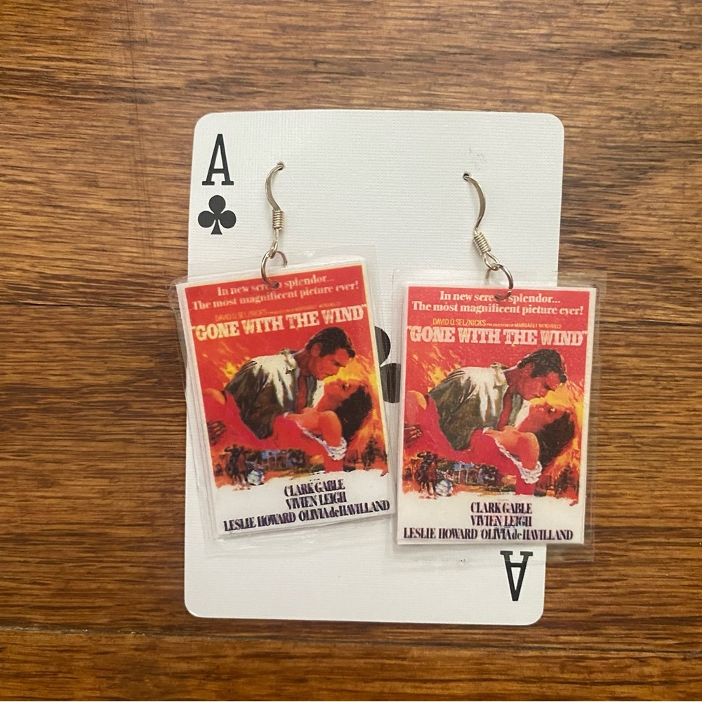 Gone with the Wind Poster Earrings